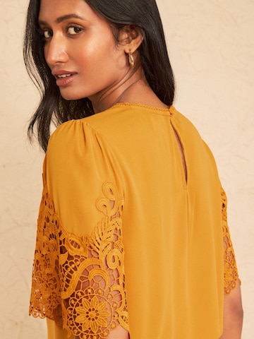 Camicia da donna di love & roses in giallo