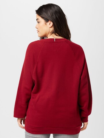 Tommy Hilfiger Curve Sweatshirt in Rot