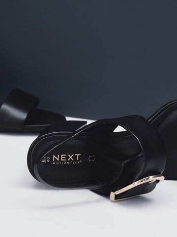 Sandales à lanières Next en noir
