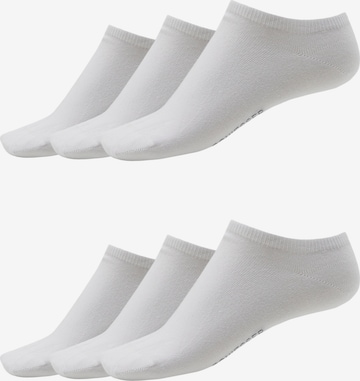 Chaussettes ' 6er-Pack Socken ' SCHIESSER en blanc : devant