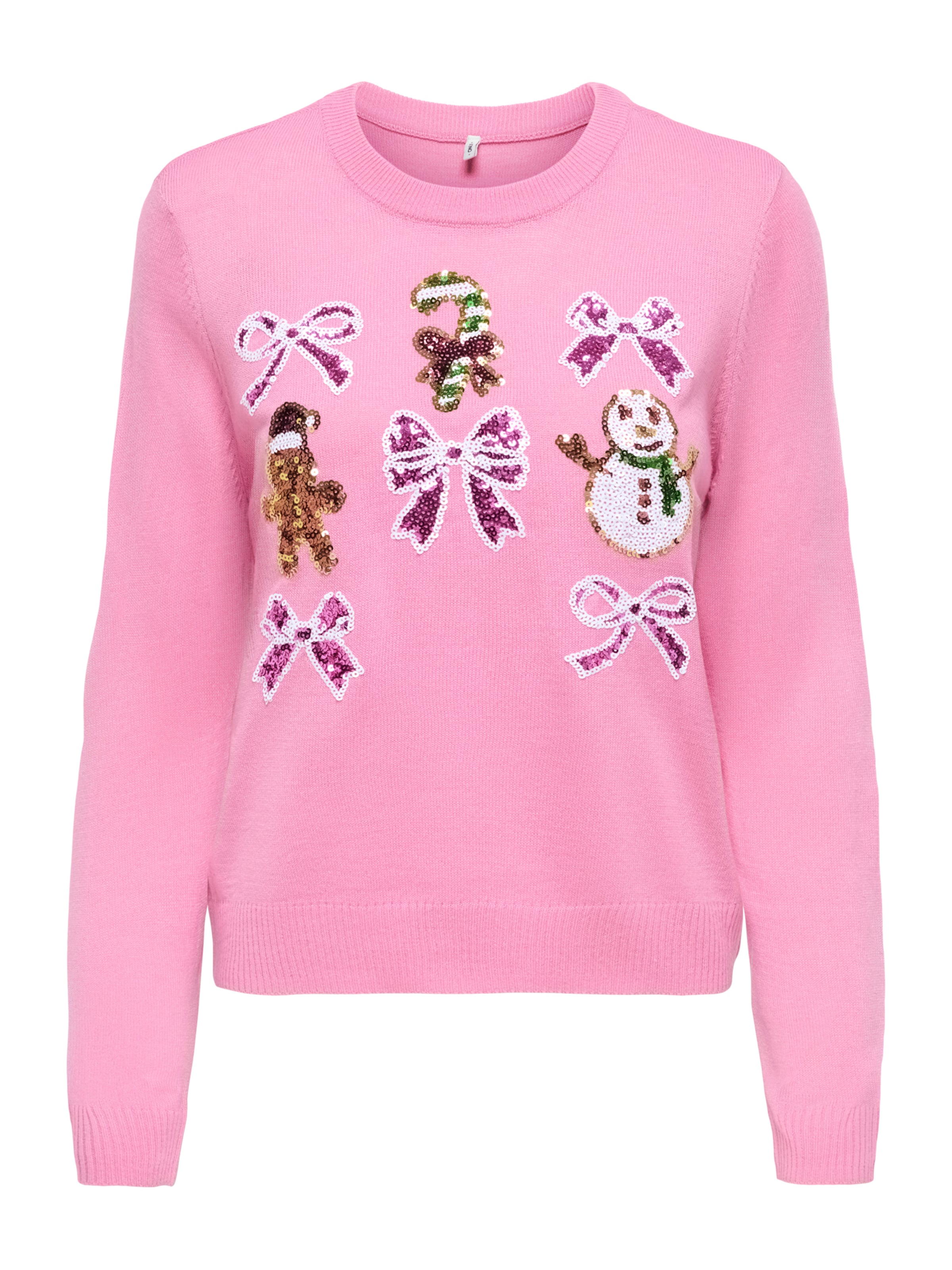 ONLY Sweater 'ONLXmas' in Pink: front