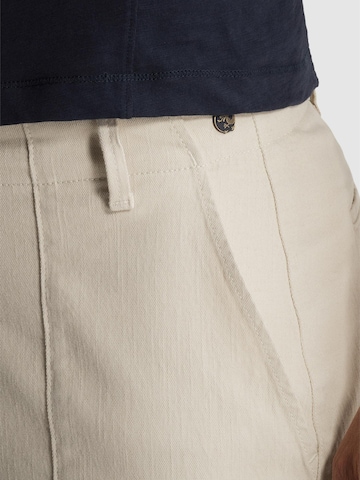 CAST IRON Loosefit Broek 'Relaxed fit shorts with patch pockets' in Grijs