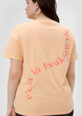 QS Oversized Shirt in Orange