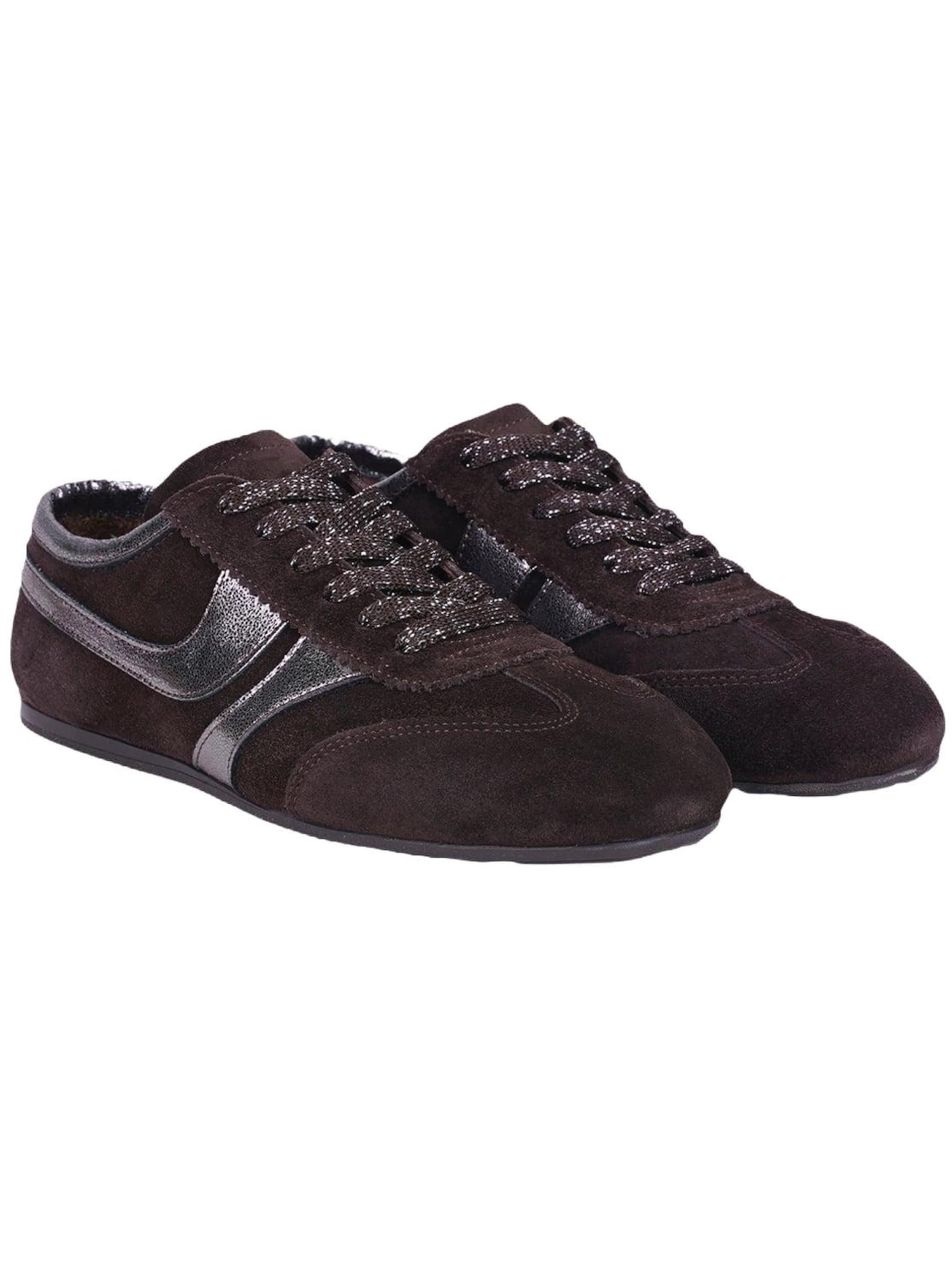Baskets basses Desa en marron : devant