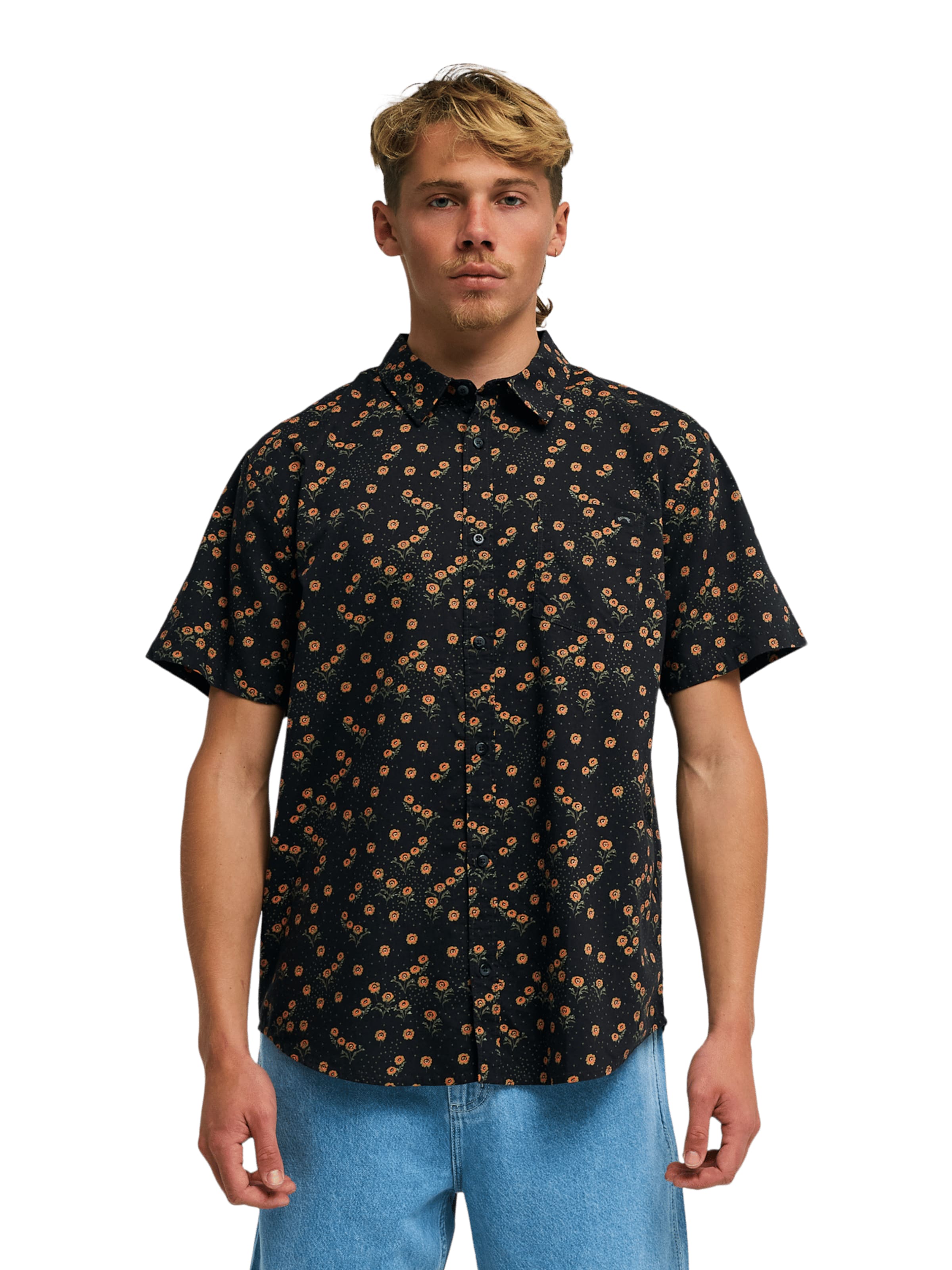 BILLABONG Shirt 'Sundays Mini' in Schwarz: Vorderseite