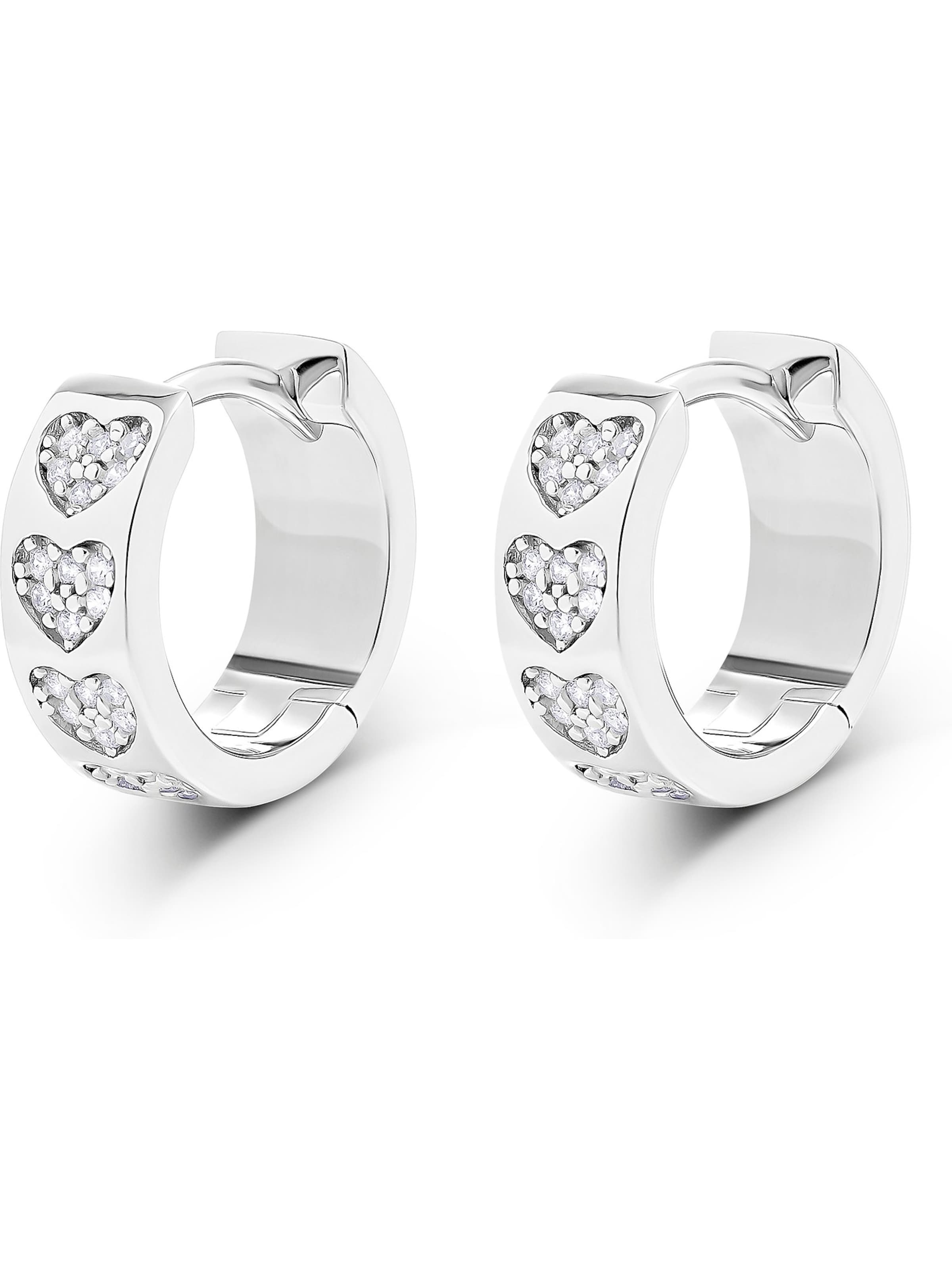 JETTE Ohrringe in Silber: Vorderseite