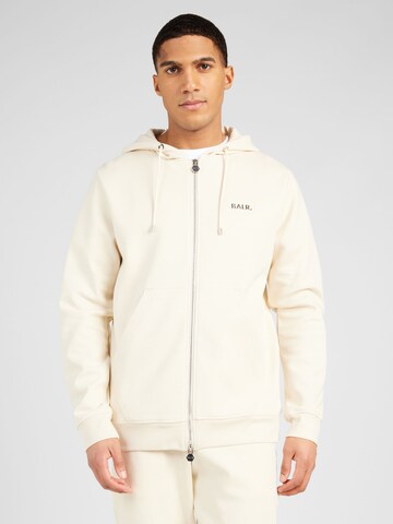 BALR. Sweatvest in Wit: voorkant