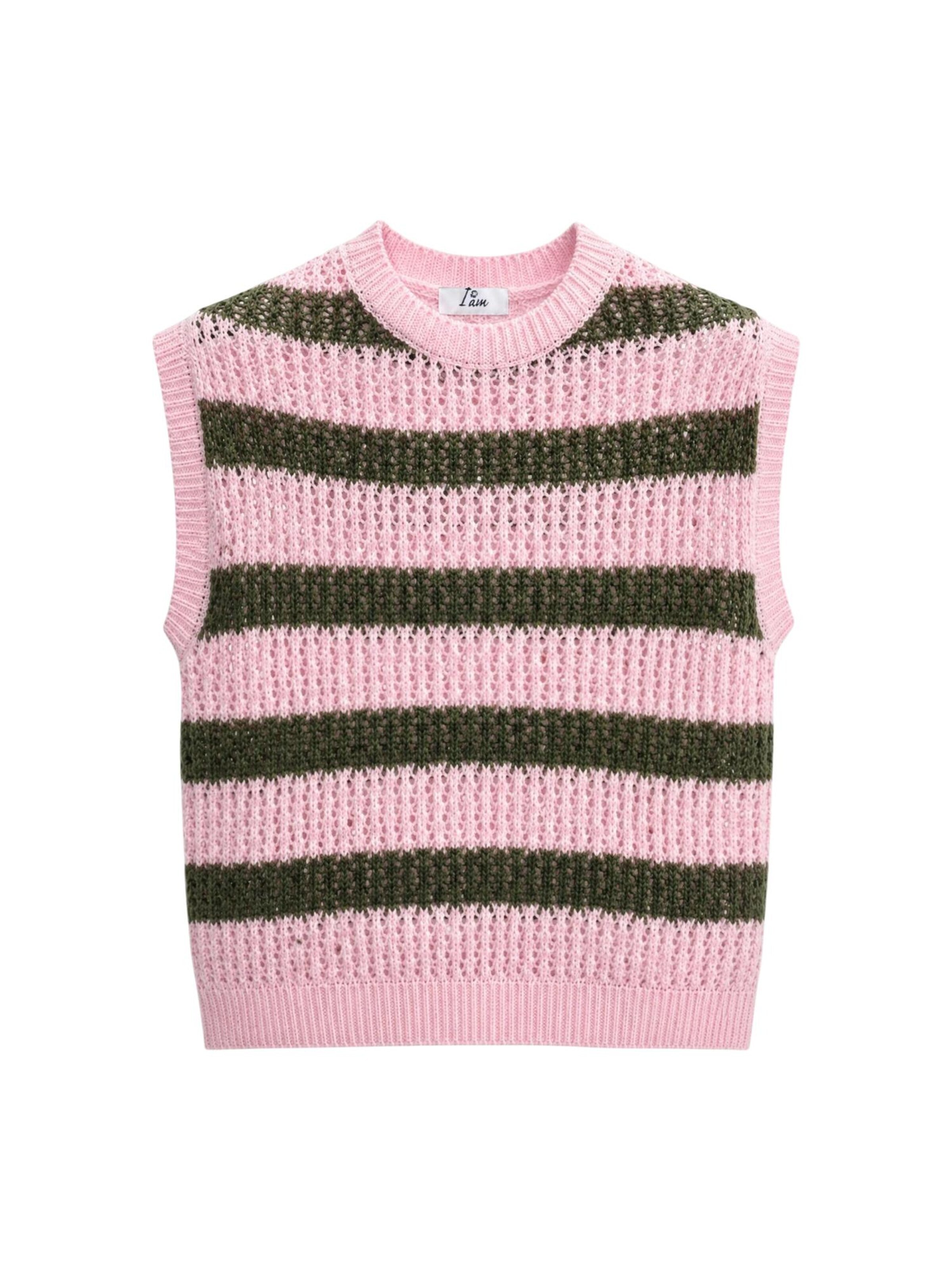 I AM Sweater in Pink: front