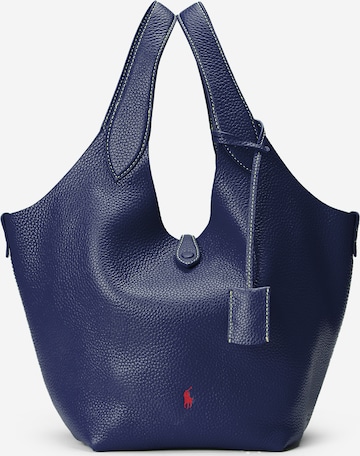 Polo Ralph Lauren Μεγάλη τσάντα σε μπλε: μπροστά