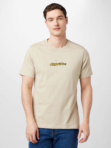 CONVERSE T-Shirt 'LIGHTHOUSE' in Beige: Vorderseite