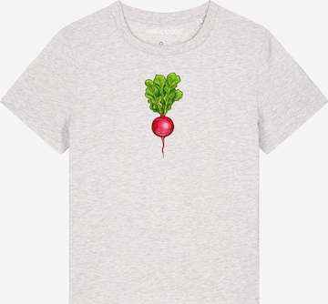 Maglietta ' Radieschen ' di Watapparel in grigio: frontale