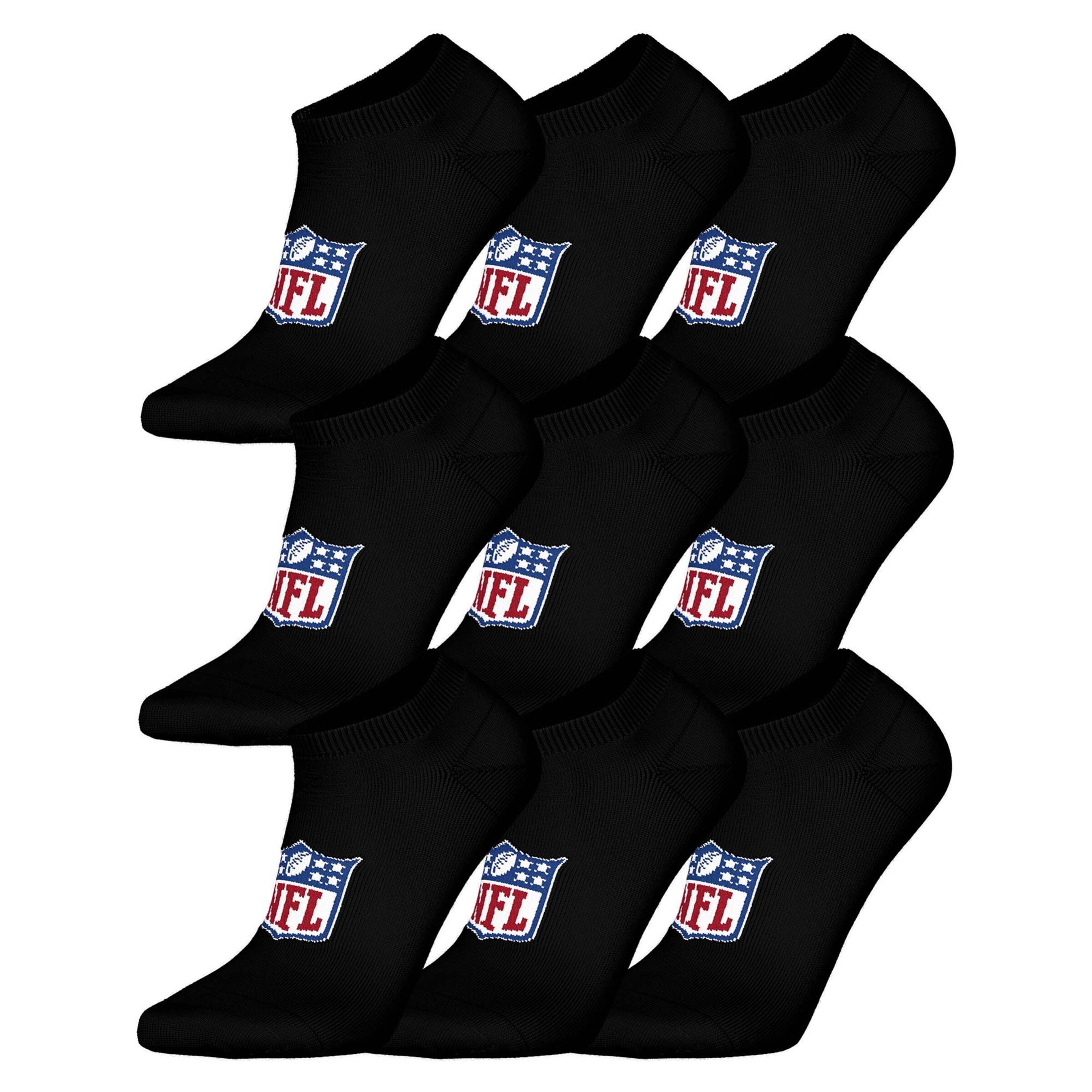 NFL Socken in Schwarz: Vorderseite
