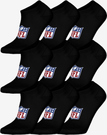 NFL Socks in Black: front