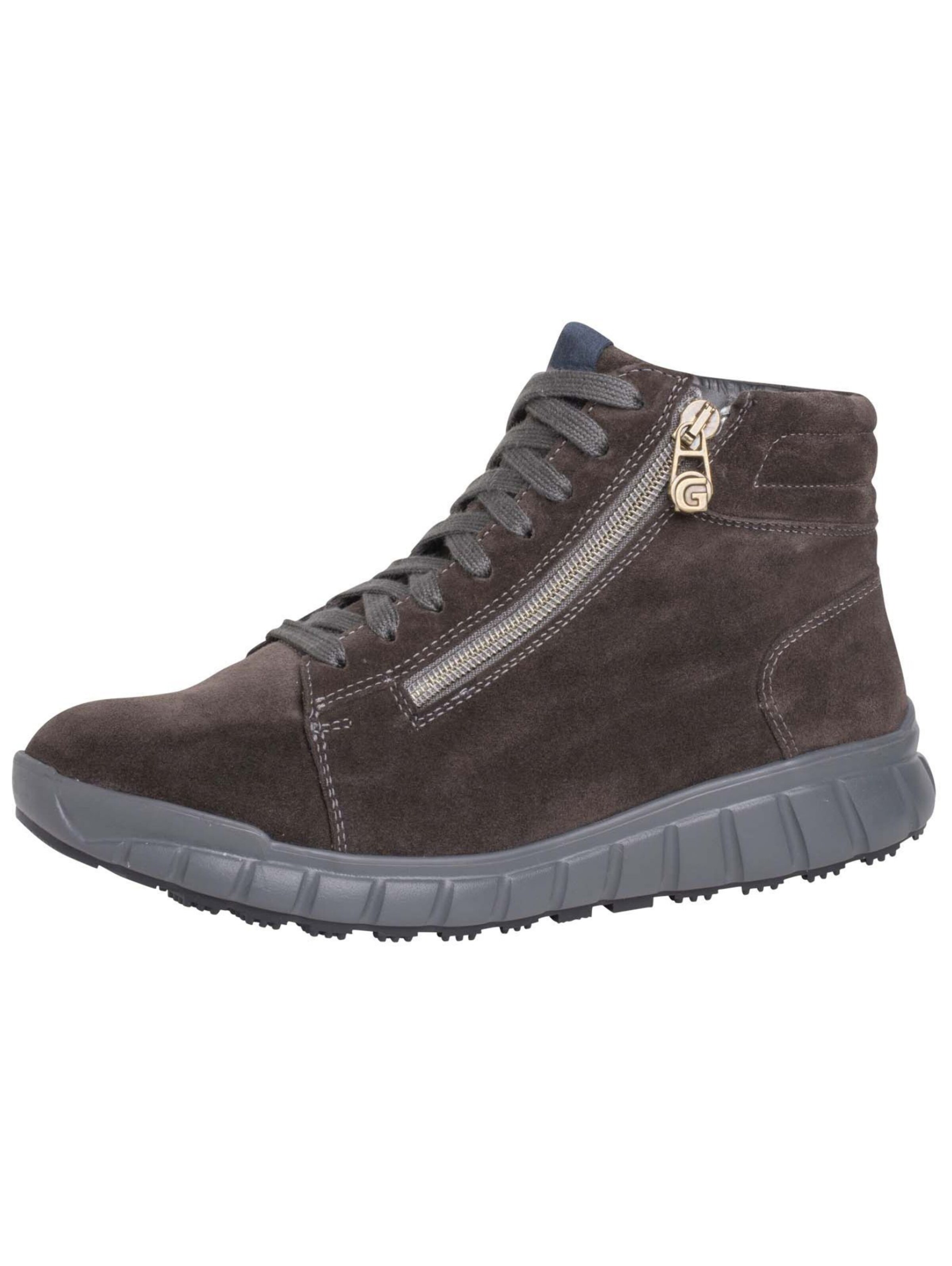 Bottines à lacets Ganter en marron : devant