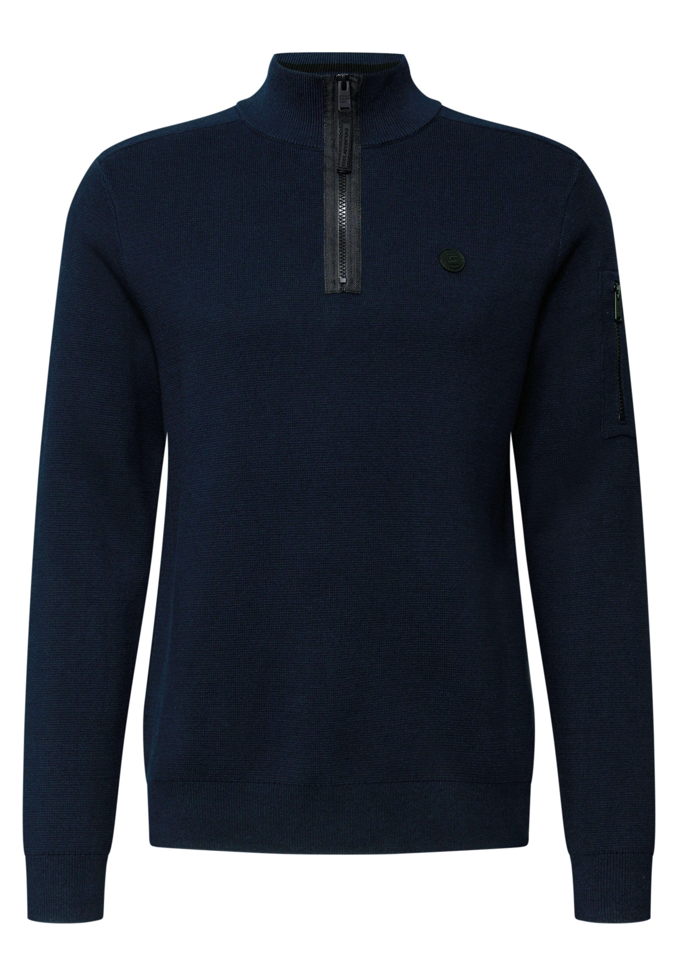 Street One MEN Sweater in Blue: front