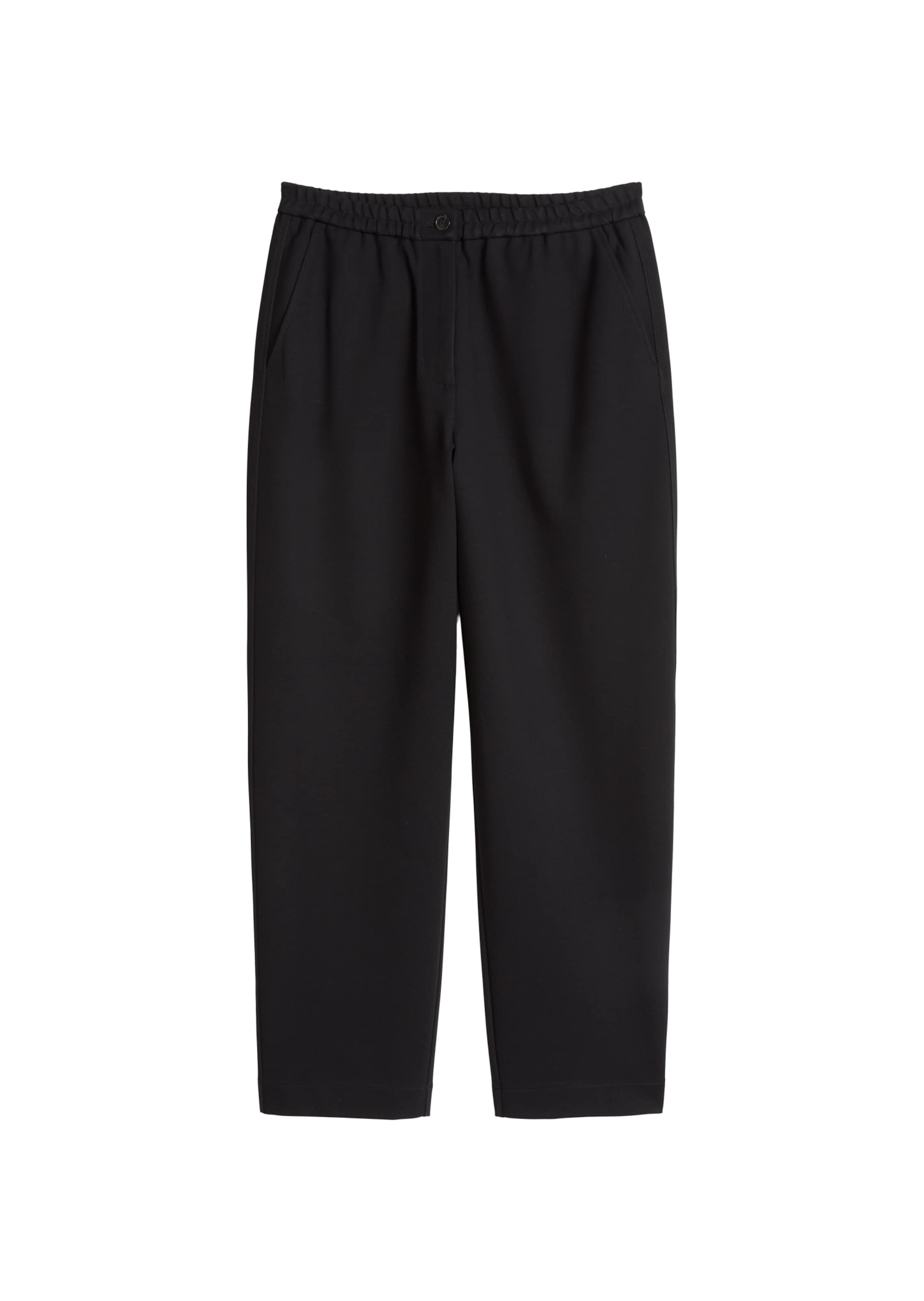 Marc O'Polo Loosefit Hose in Schwarz: Vorderseite