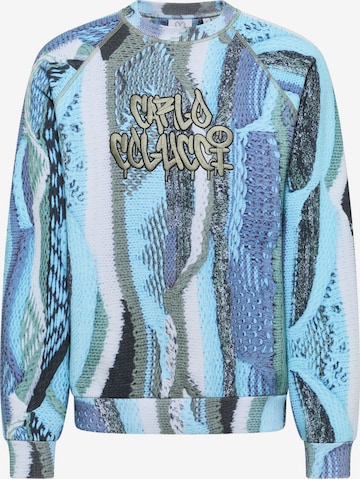 Carlo Colucci Sweatshirt 'Ettorelli' in Mischfarben: Vorderseite