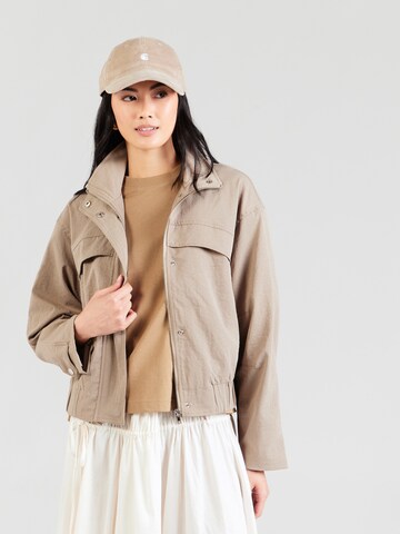 JDY Jacke 'JDYNAOMI' in Grau: Vorderseite