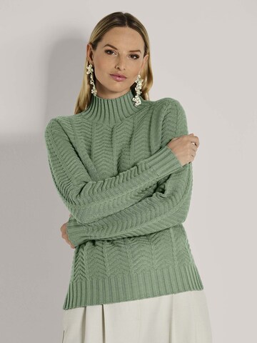 Pull-over MADELEINE en vert : devant
