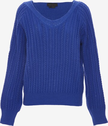 Pull-over NAEMI en bleu : devant