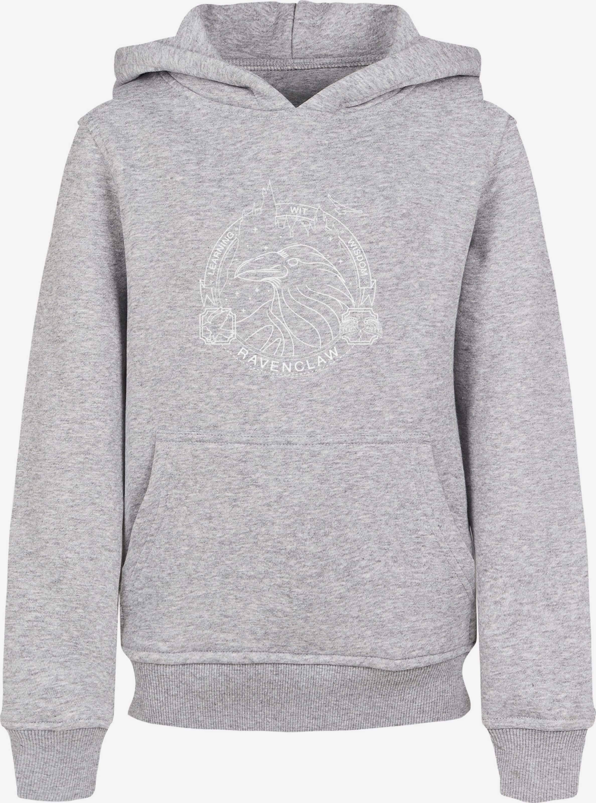 F4NT4STIC Sweatshirt 'Harry Potter Ravenclaw Seal' in Mottled Grey | ABOUT  YOU