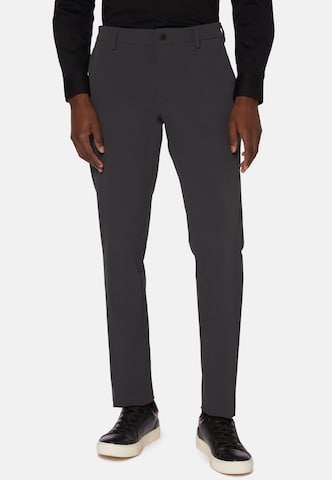 Boggi Milano Slim fit Chino Pants in Grey: front