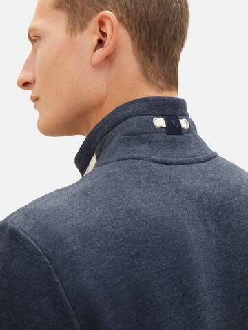 TOM TAILOR Sweat jacket in Blue