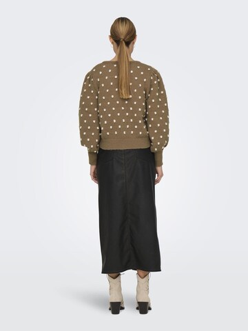JDY Strickjacke 'JDYSigrid' in Braun