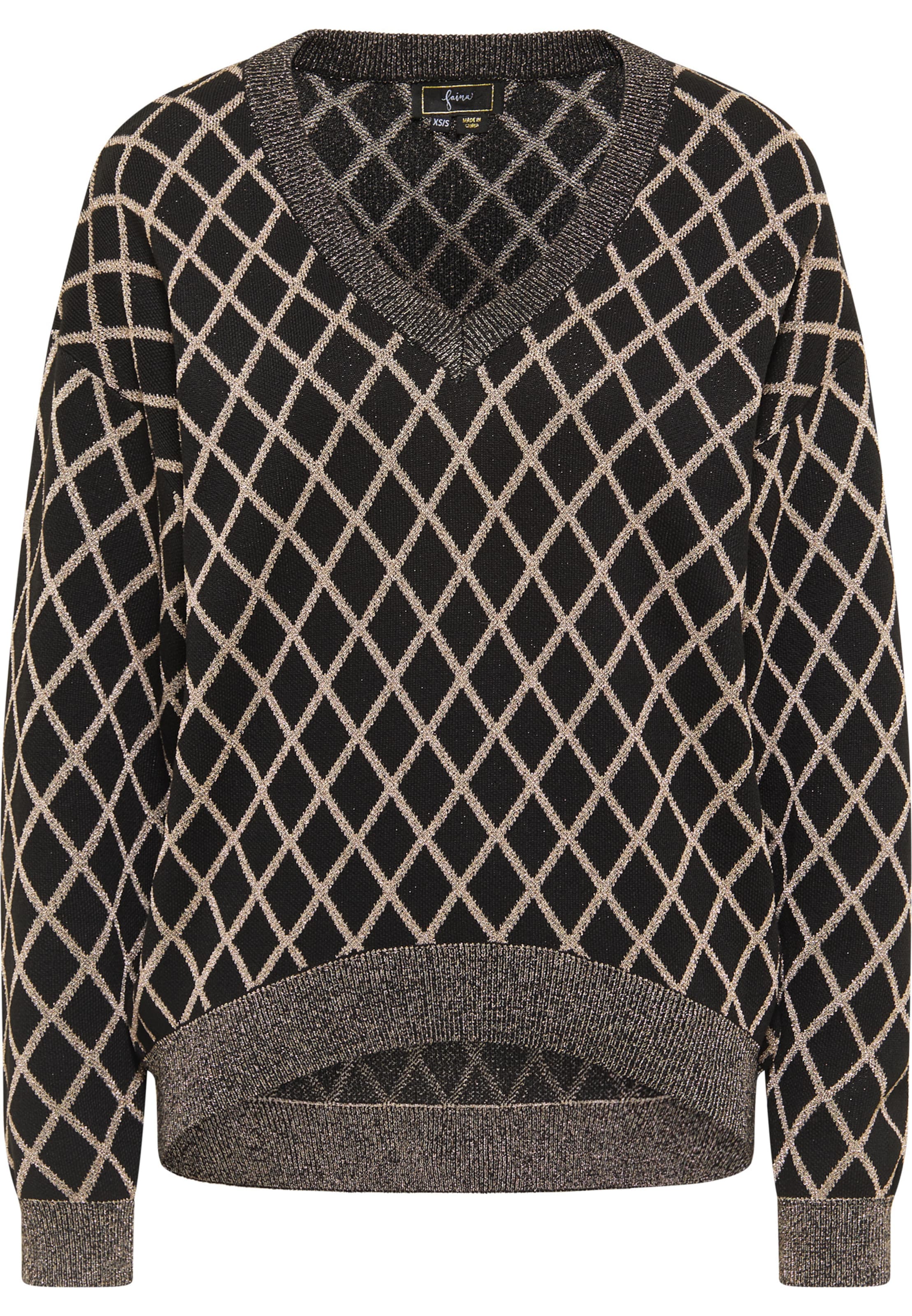 Frauen Pullover & Strick faina Pullover in Schwarz - OW56421 Frauen Pullover & Strick faina Pullover in Schwarz - OW56421