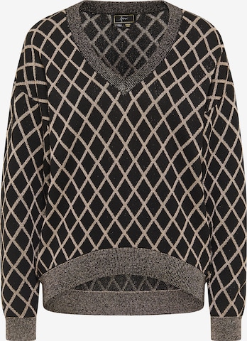 faina - Pullover em preto: frente