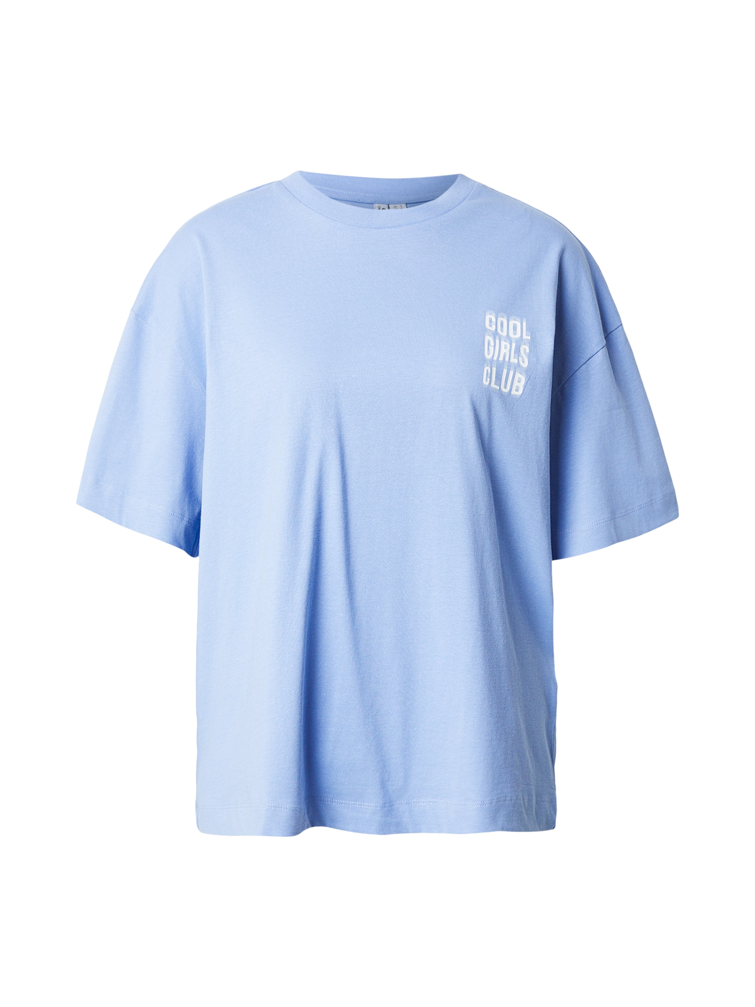 PIECES Oversized shirt 'PCGRAF' in Blue: front