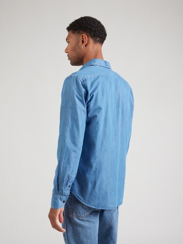 La Martina Regular Fit Hemd in Blau: Rückseite