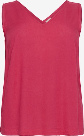 KAFFE CURVEBluza 'Mille' - roza boja: prednji dio