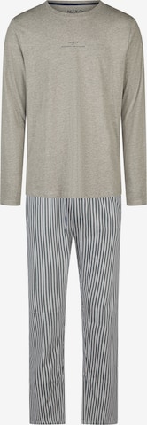 Phil & Co. Berlin Long Pajamas ' Weekend Collection ' in Grey: front