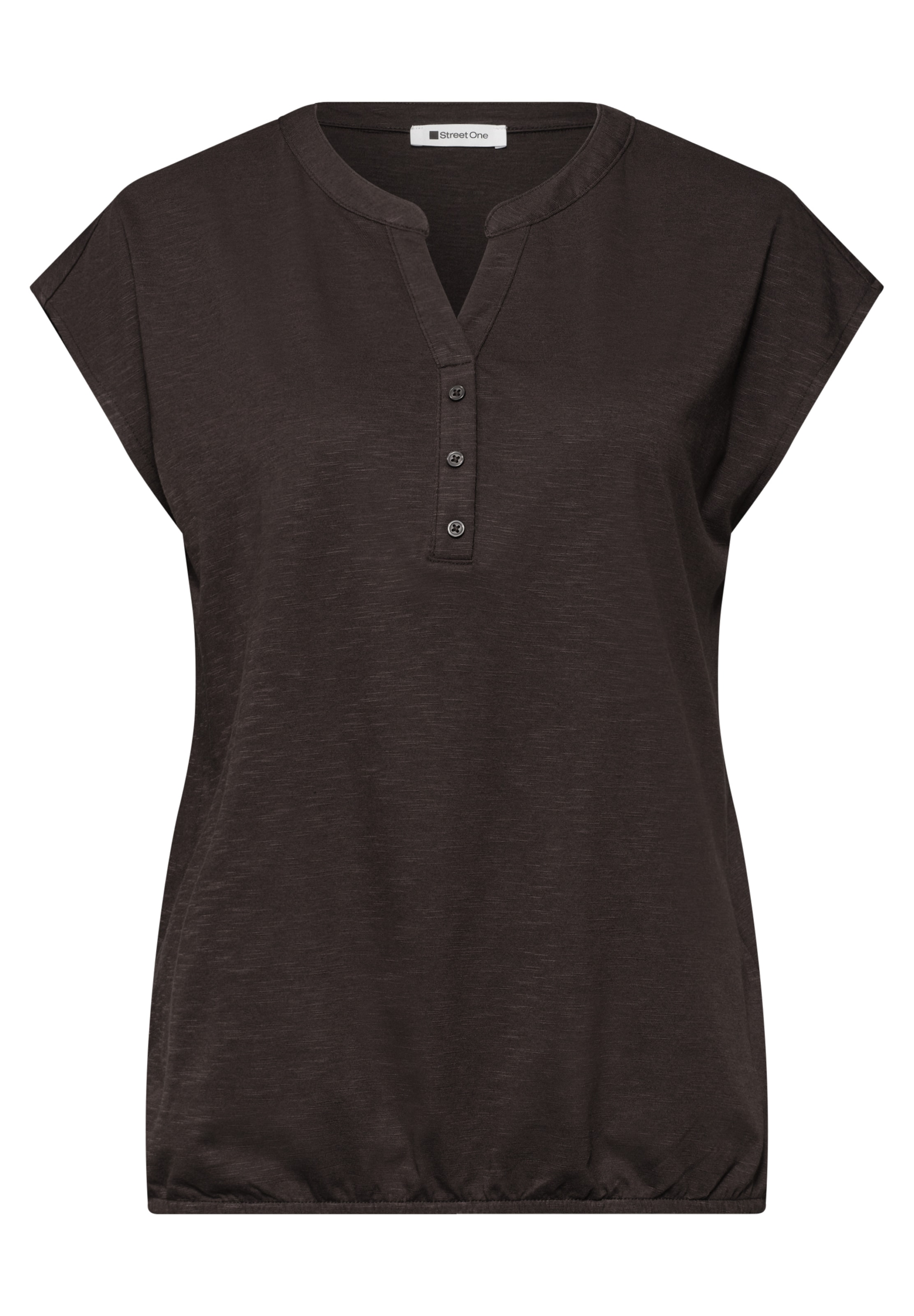 STREET ONE Shirt in Braun: Vorderseite