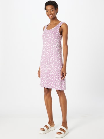 ICHI Letní šaty 'LISA' – fialová: přední strana