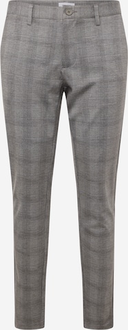 Coupe slim Pantalon chino 'Mark' Only & Sons en gris : devant