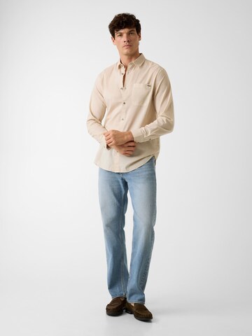 GUESS Regular fit Button Up Shirt in Beige