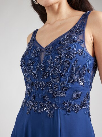 Robe de soirée Unique en bleu