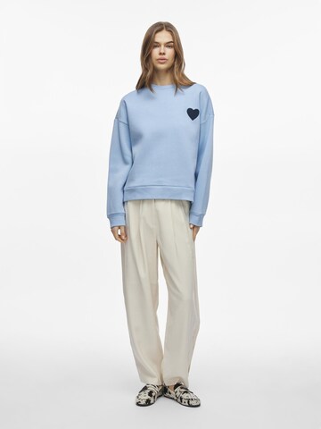 VILA Sweatshirt in Blauw