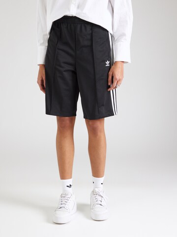 ADIDAS ORIGINALS Loose fit Trousers 'Adicolor Firebird' in Black: front