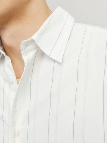 JACK & JONES Regular fit Button Up Shirt in White