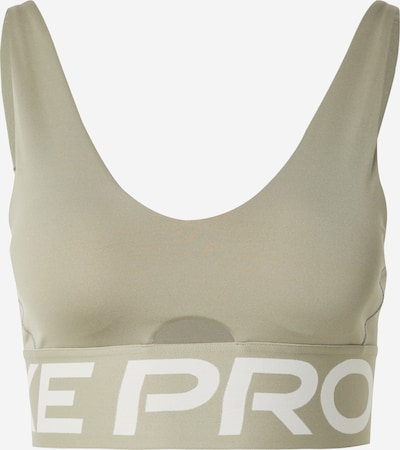 NIKE Urheilurintaliivit 'INDY' värissä khaki / offwhite, Tuotenäkymä