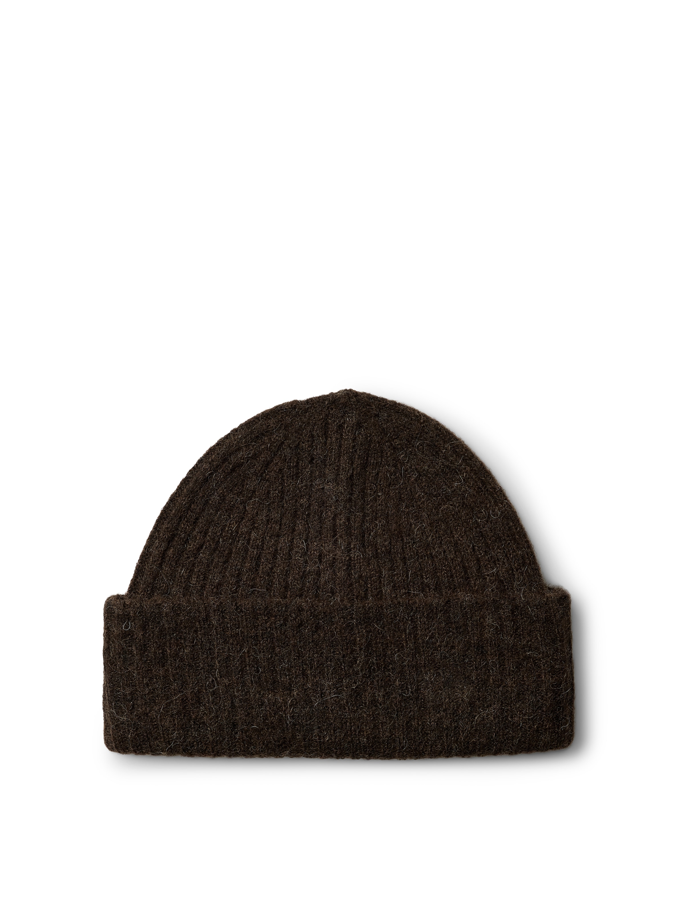 SELECTED Beanie in Brown: front