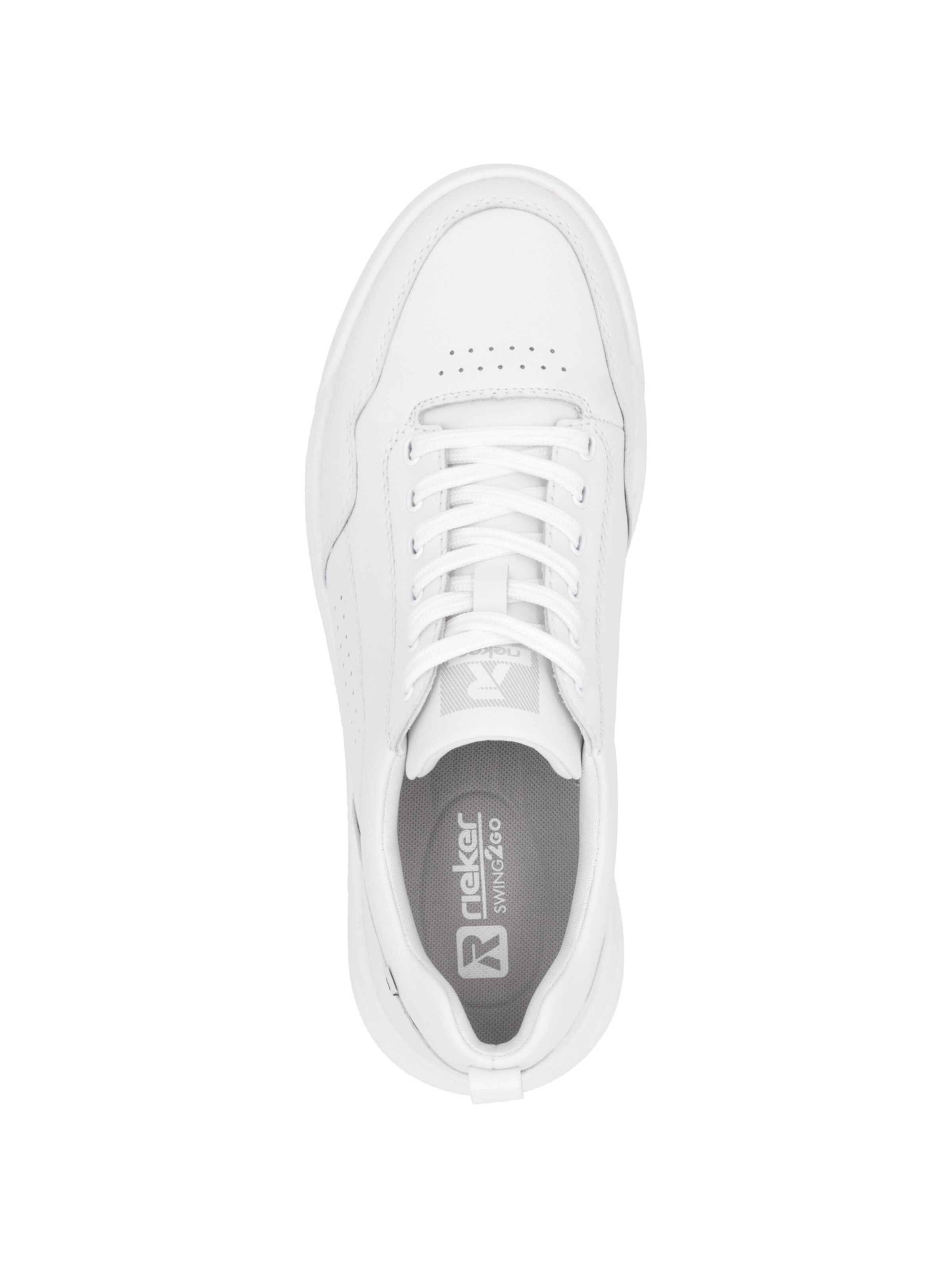 Baskets basses Rieker en blanc