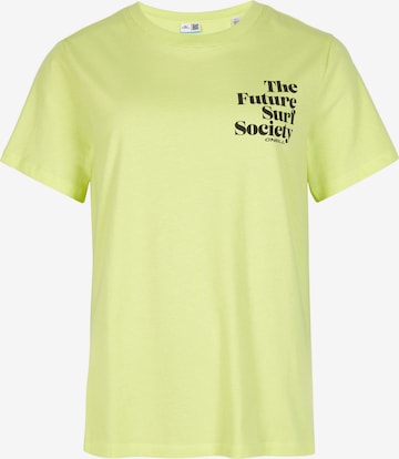 O'NEILL Тениска 'Future Surf' в зелено: отпред