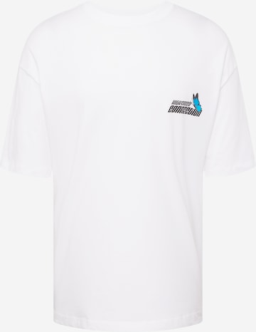 T-Shirt 'CYBERSPACE' JACK & JONES en blanc : devant