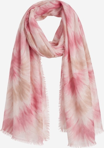 COLLEZIONE ALESSANDRO Scarf 'Batik' in Pink: front