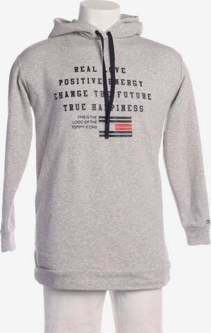 TOMMY HILFIGER Sweatshirt & Zip-Up Hoodie in XS in Grey: front
