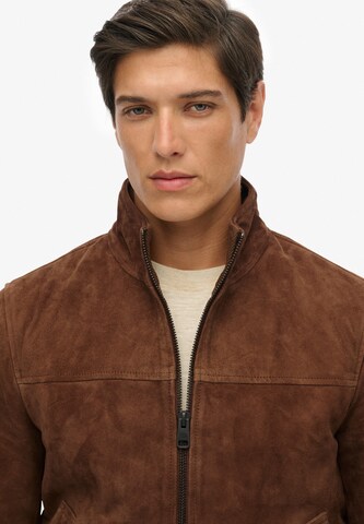 Veste mi-saison Superdry en marron